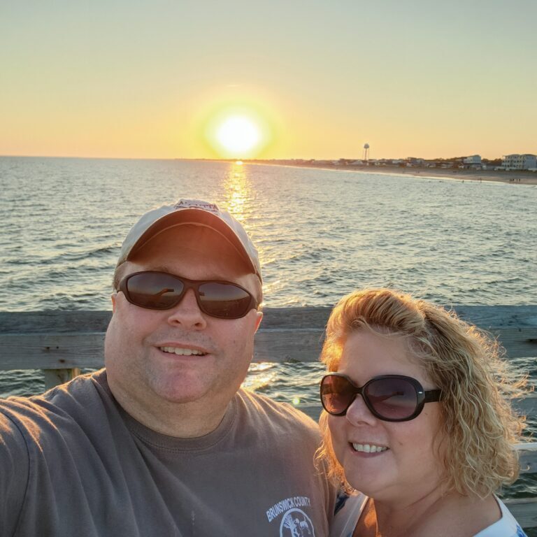 Frank and Lori on Ocean Crest Pier